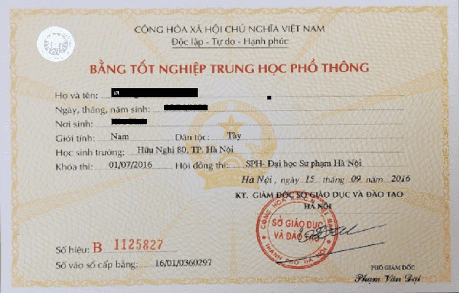 Nhận Làm Bằng Giả Lớp 12 Chuyên Nghiệp