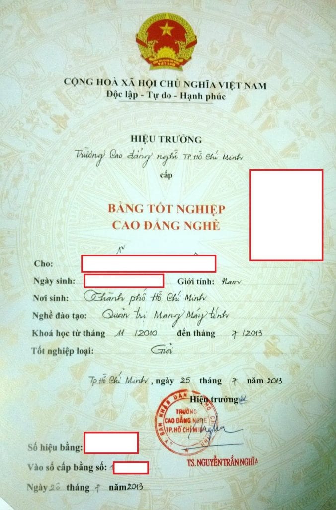 Dịch vụ làm bằng trung cấp y dược giả tại tpHCM chất lượng