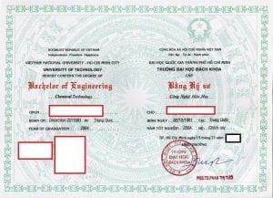 Đơn vị nhận làm bằng Đại học Cao đẳng Sài Gòn có hồ sơ gốc thật 100%