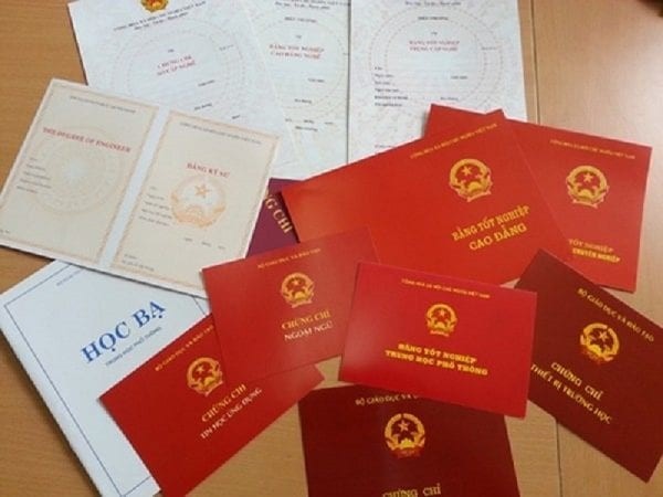 Các loại bằng cấp khác như bằng cấp 2, bằng cấp 3, chứng chỉ tiếng anh,..