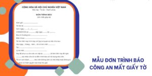 Đơn Cớ Mất Giấy Tờ